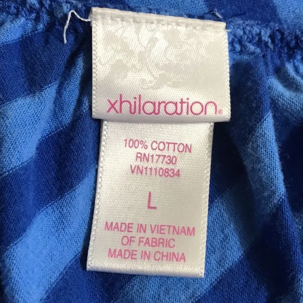 10/$50 XHILARATION STIPES DRESS SIZE L